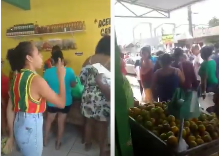 Moradora das Vilas dá “mijada” e bota Eudes Sampaio “pra correr” durante primeira ação de campanha