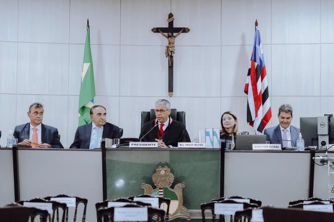Iracema Vale na abertura do ano judiciário no Maranhão